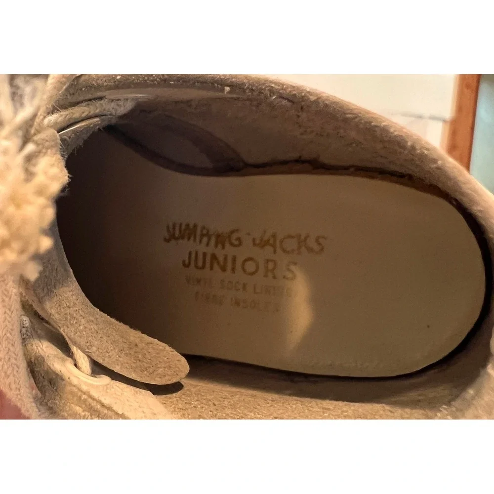 Jumping Jacks Walking Boots Kids 3D White Good Vintage Leather Lace Up 15 3 D